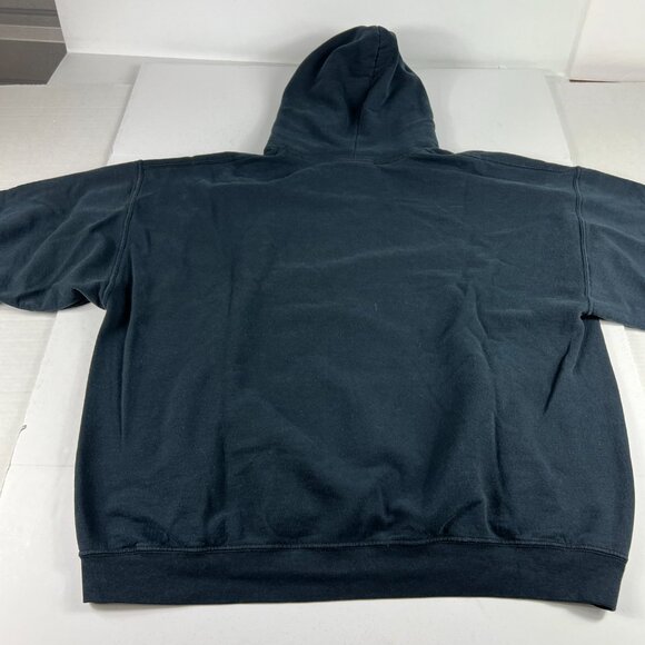 Y2K Illinois State Red Birds Sweatshirt Extra Large Black & Blue Faded Hoodie - Picture 12 of 16